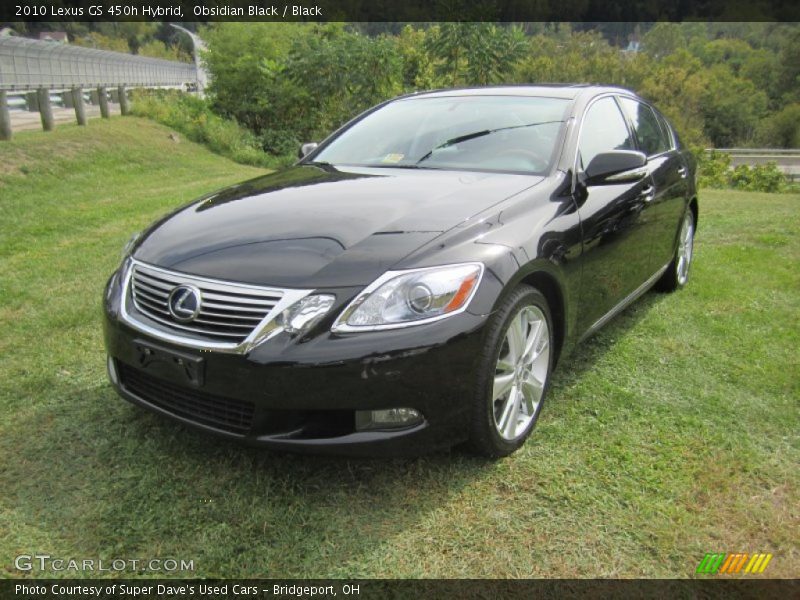 Obsidian Black / Black 2010 Lexus GS 450h Hybrid