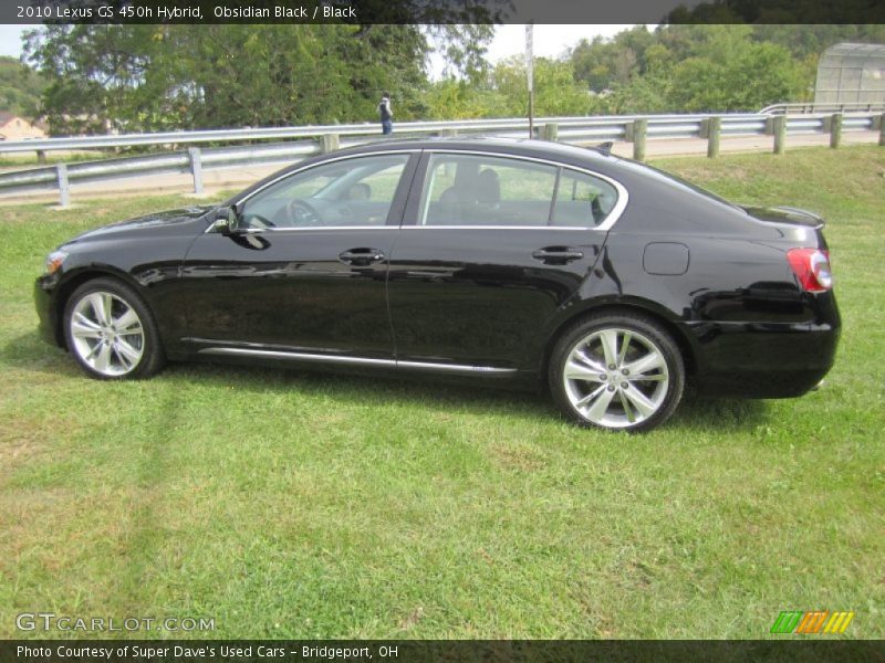 Obsidian Black / Black 2010 Lexus GS 450h Hybrid