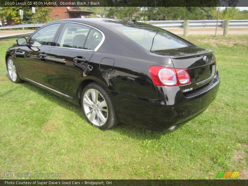 Obsidian Black / Black 2010 Lexus GS 450h Hybrid