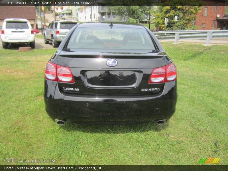 Obsidian Black / Black 2010 Lexus GS 450h Hybrid