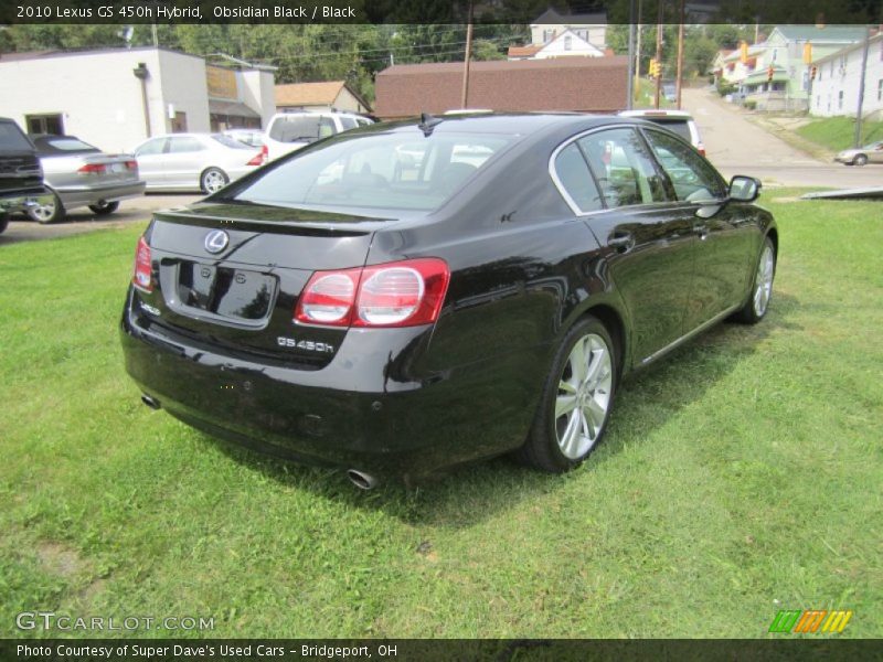 Obsidian Black / Black 2010 Lexus GS 450h Hybrid