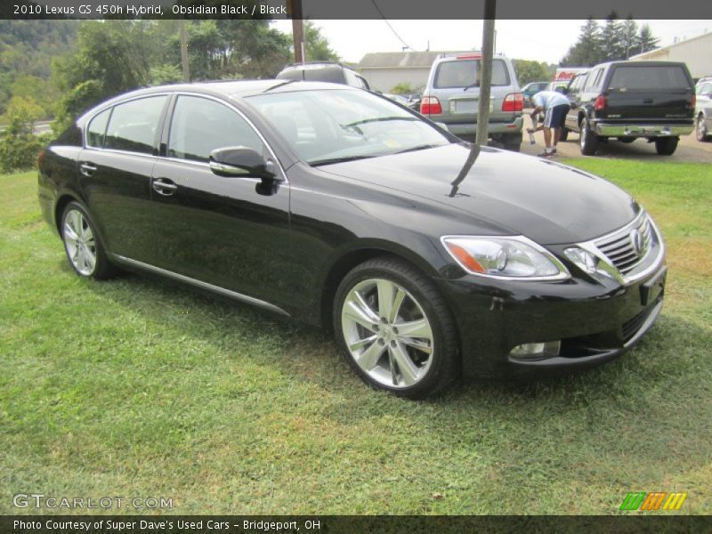 Obsidian Black / Black 2010 Lexus GS 450h Hybrid