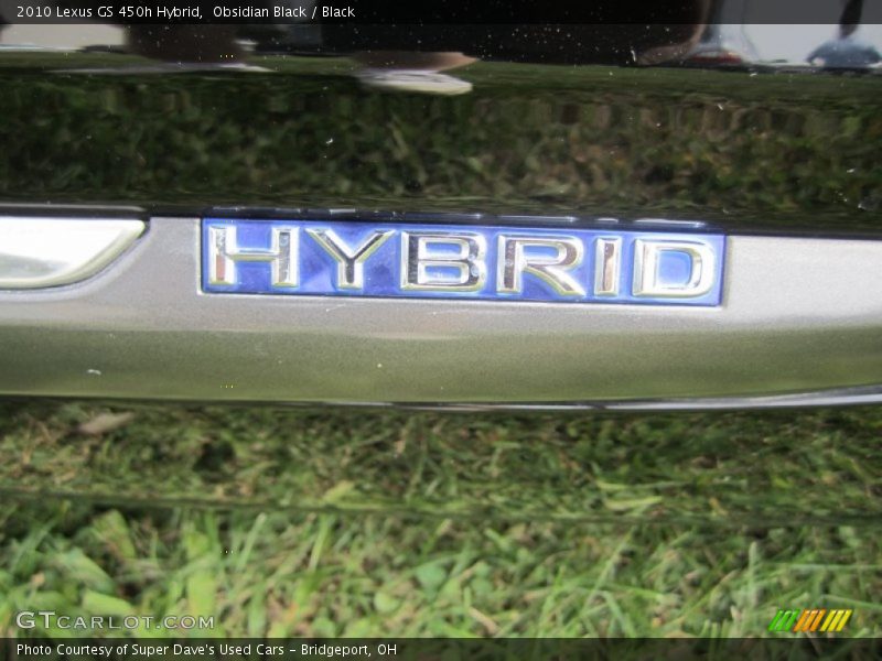 Obsidian Black / Black 2010 Lexus GS 450h Hybrid