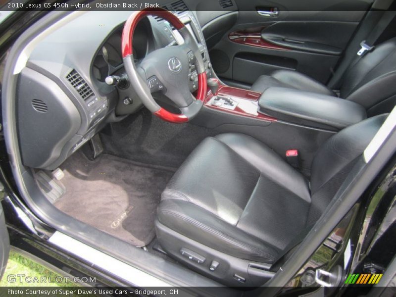  2010 GS 450h Hybrid Black Interior