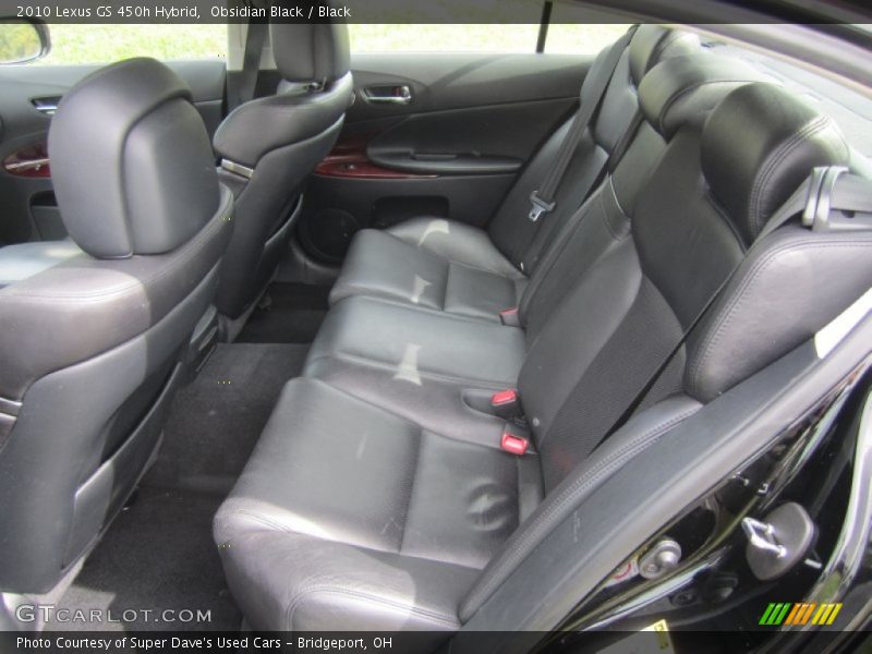  2010 GS 450h Hybrid Black Interior