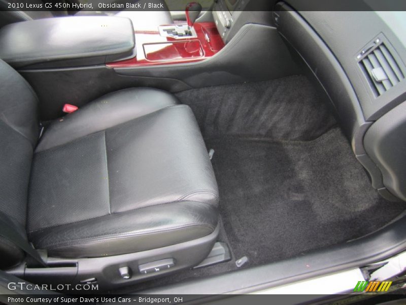 Obsidian Black / Black 2010 Lexus GS 450h Hybrid