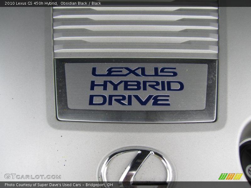 Obsidian Black / Black 2010 Lexus GS 450h Hybrid