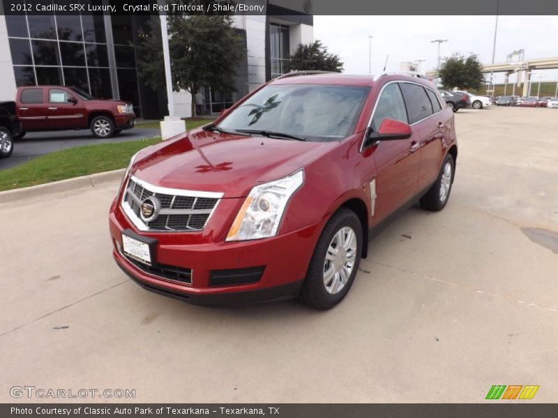 Crystal Red Tintcoat / Shale/Ebony 2012 Cadillac SRX Luxury