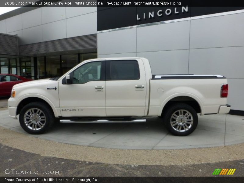  2008 Mark LT SuperCrew 4x4 White Chocolate Tri-Coat