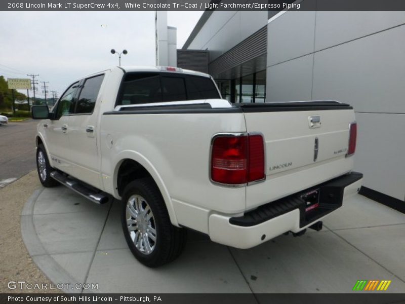 White Chocolate Tri-Coat / Light Parchment/Espresso Piping 2008 Lincoln Mark LT SuperCrew 4x4