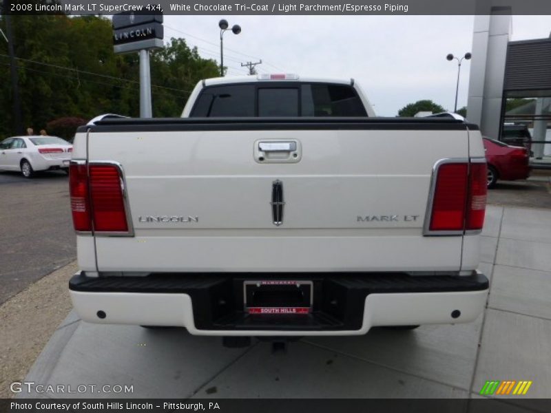 White Chocolate Tri-Coat / Light Parchment/Espresso Piping 2008 Lincoln Mark LT SuperCrew 4x4
