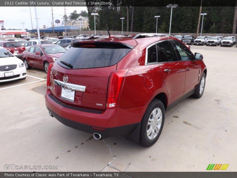 Crystal Red Tintcoat / Shale/Ebony 2012 Cadillac SRX Luxury