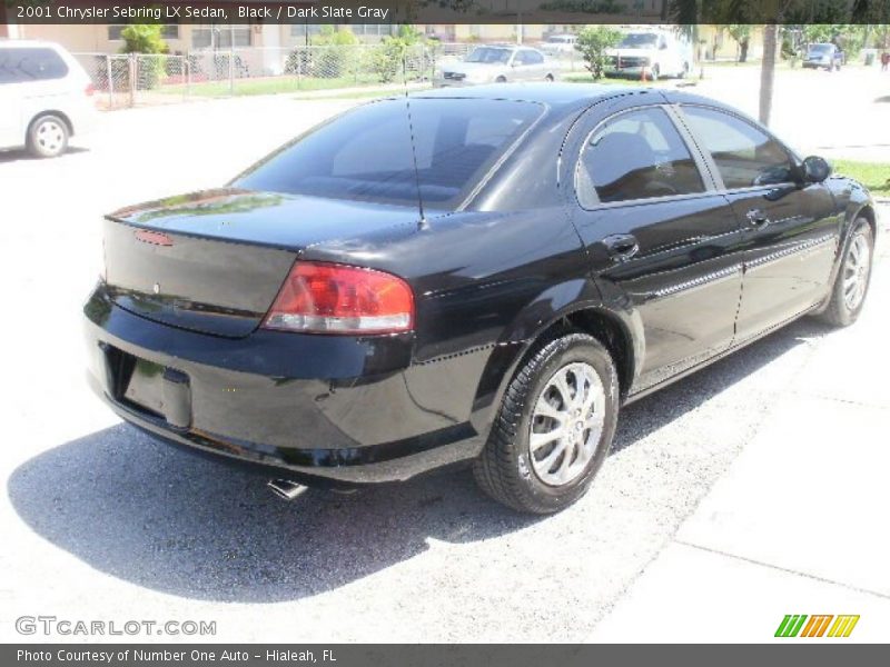 Black / Dark Slate Gray 2001 Chrysler Sebring LX Sedan