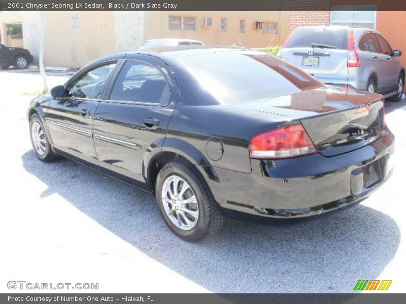 Black / Dark Slate Gray 2001 Chrysler Sebring LX Sedan