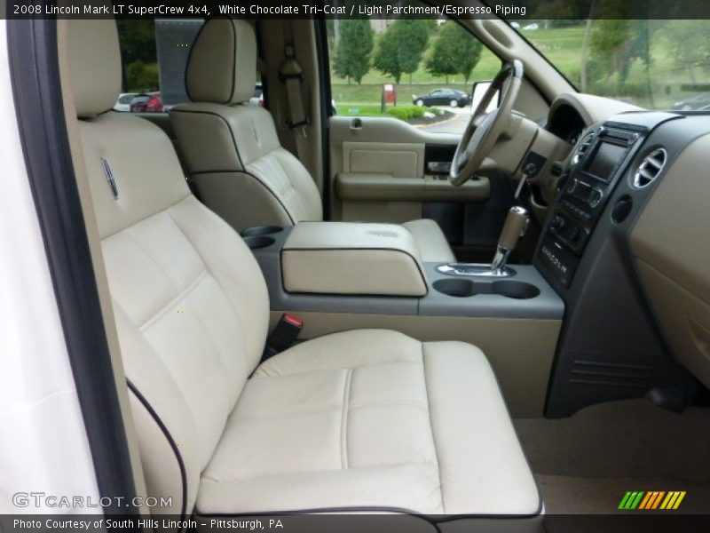 White Chocolate Tri-Coat / Light Parchment/Espresso Piping 2008 Lincoln Mark LT SuperCrew 4x4