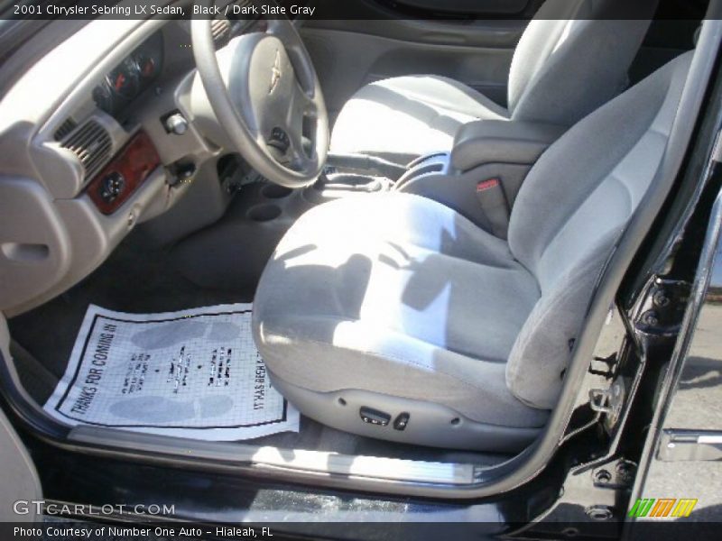 Black / Dark Slate Gray 2001 Chrysler Sebring LX Sedan