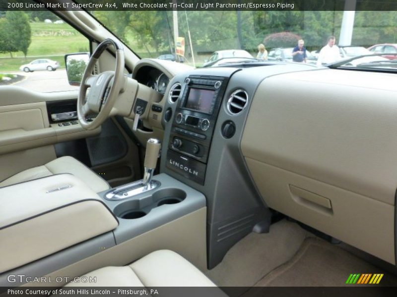 White Chocolate Tri-Coat / Light Parchment/Espresso Piping 2008 Lincoln Mark LT SuperCrew 4x4