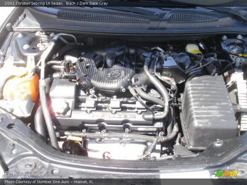 Black / Dark Slate Gray 2001 Chrysler Sebring LX Sedan