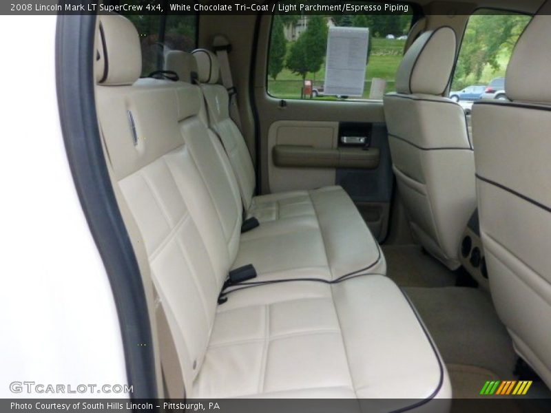 White Chocolate Tri-Coat / Light Parchment/Espresso Piping 2008 Lincoln Mark LT SuperCrew 4x4