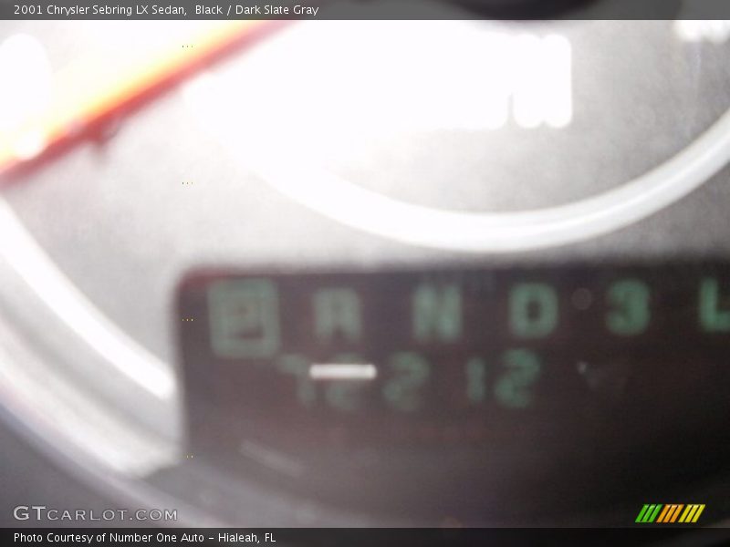 Black / Dark Slate Gray 2001 Chrysler Sebring LX Sedan