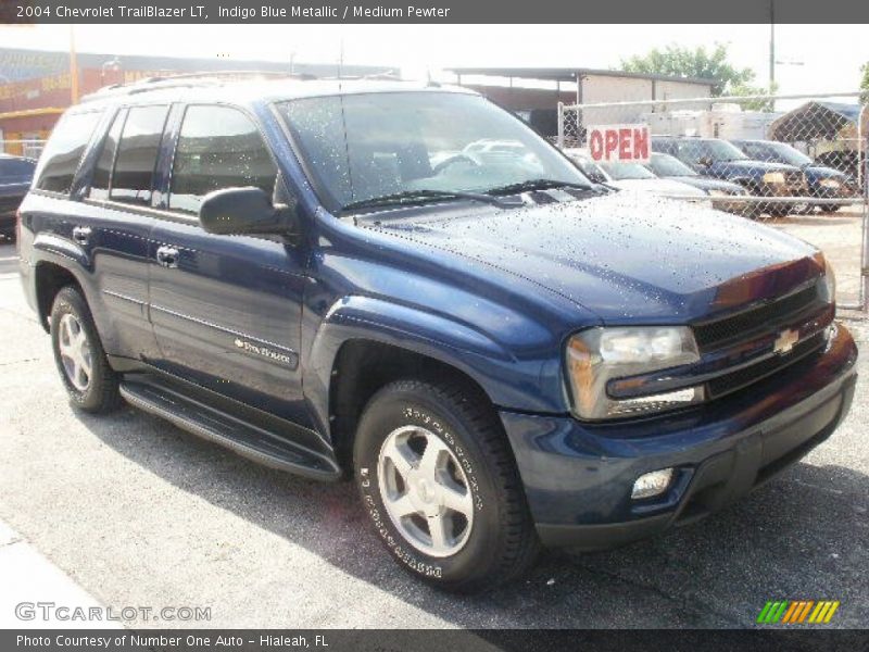 Indigo Blue Metallic / Medium Pewter 2004 Chevrolet TrailBlazer LT