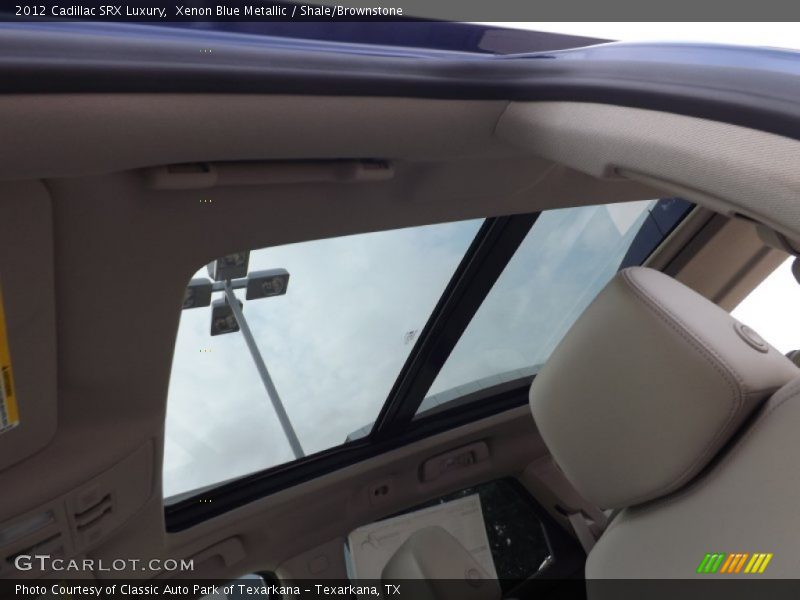Xenon Blue Metallic / Shale/Brownstone 2012 Cadillac SRX Luxury
