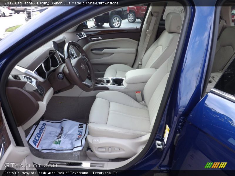 Xenon Blue Metallic / Shale/Brownstone 2012 Cadillac SRX Luxury