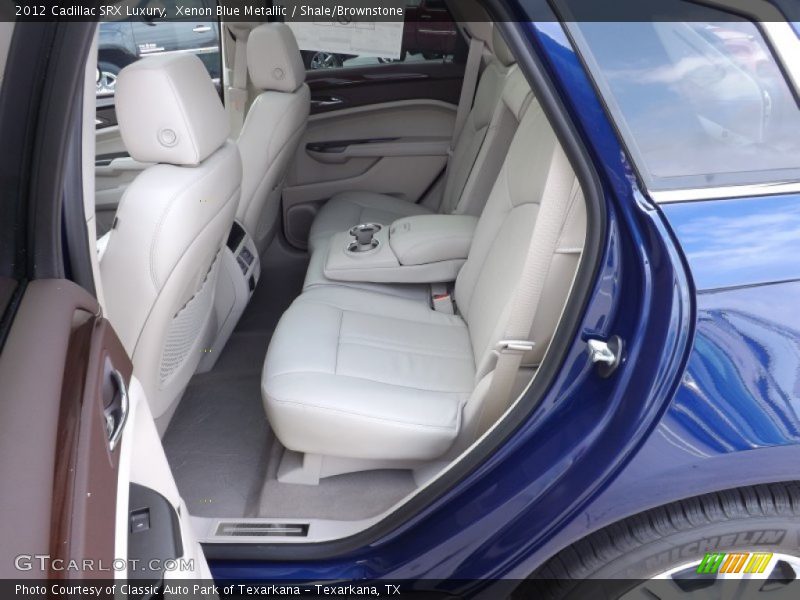 Xenon Blue Metallic / Shale/Brownstone 2012 Cadillac SRX Luxury