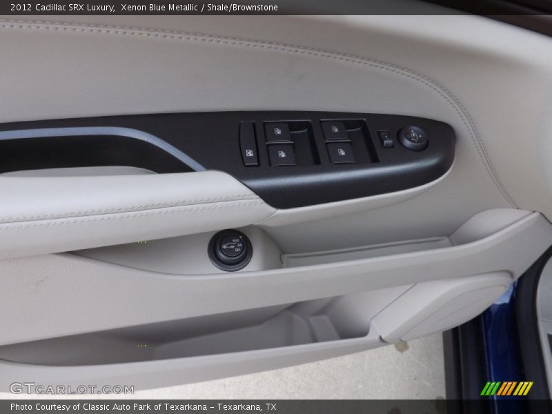 Xenon Blue Metallic / Shale/Brownstone 2012 Cadillac SRX Luxury