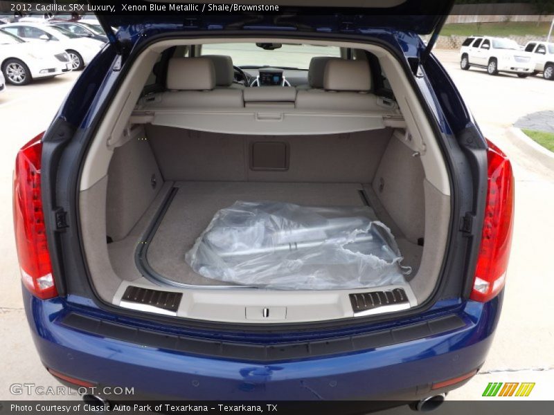 Xenon Blue Metallic / Shale/Brownstone 2012 Cadillac SRX Luxury
