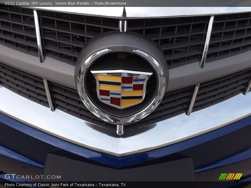 Xenon Blue Metallic / Shale/Brownstone 2012 Cadillac SRX Luxury