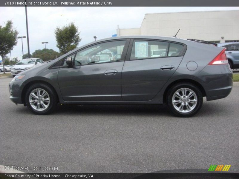 Polished Metal Metallic / Gray 2010 Honda Insight Hybrid EX