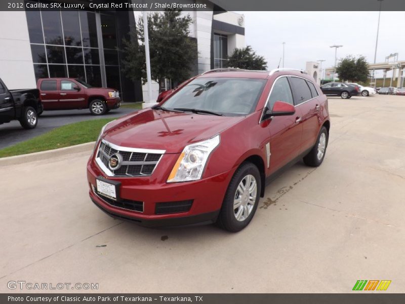 Crystal Red Tintcoat / Shale/Brownstone 2012 Cadillac SRX Luxury