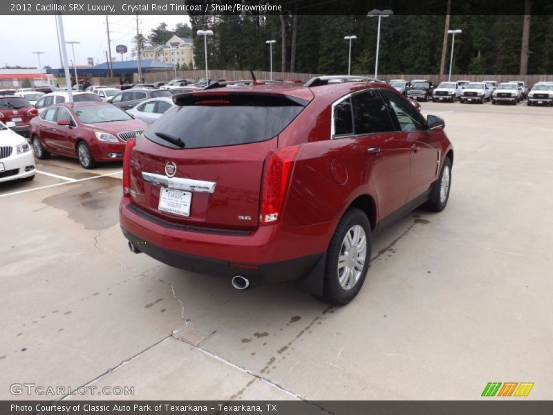 Crystal Red Tintcoat / Shale/Brownstone 2012 Cadillac SRX Luxury