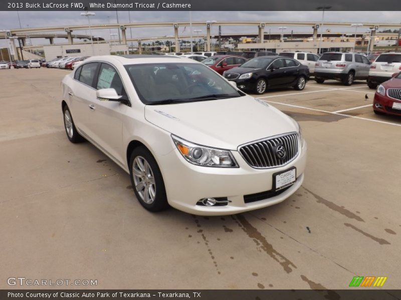 White Diamond Tricoat / Cashmere 2013 Buick LaCrosse FWD