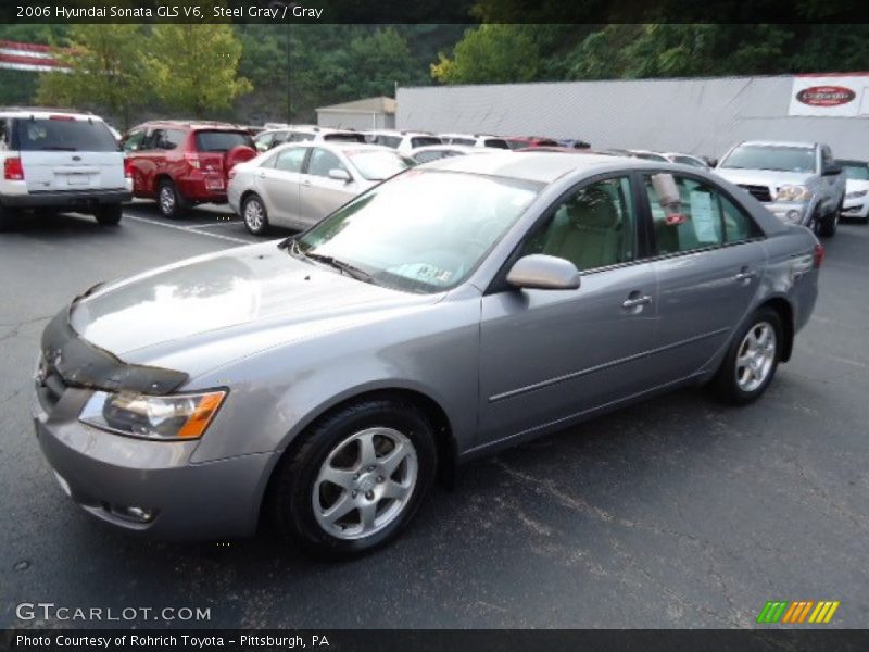 Steel Gray / Gray 2006 Hyundai Sonata GLS V6