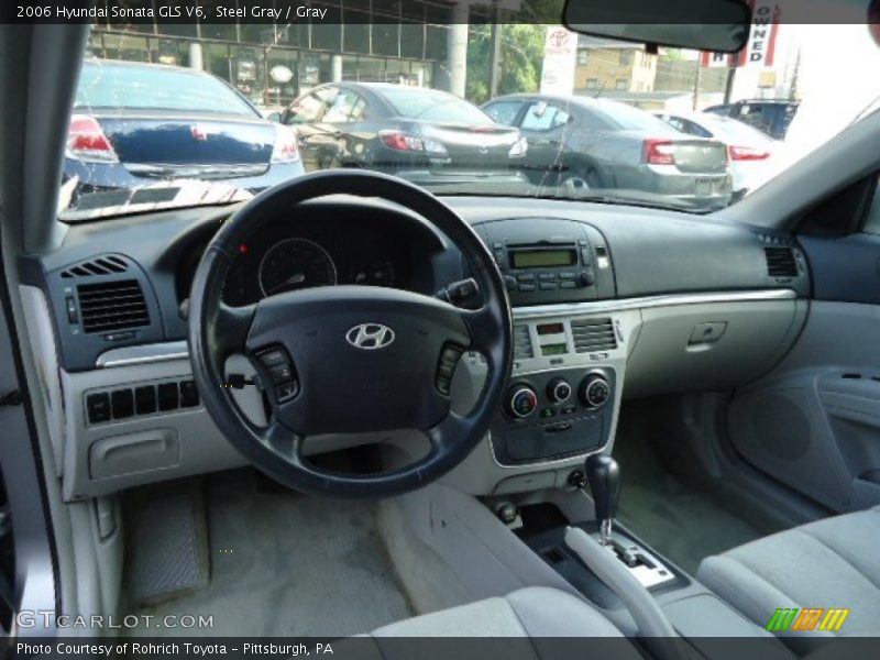 Steel Gray / Gray 2006 Hyundai Sonata GLS V6