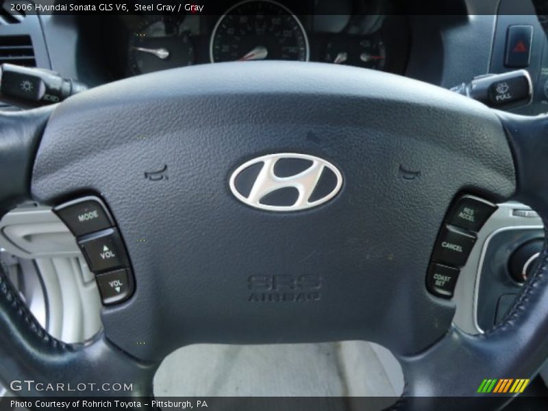 Steel Gray / Gray 2006 Hyundai Sonata GLS V6