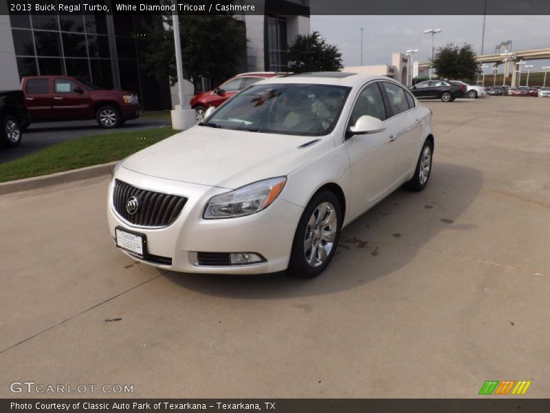 White Diamond Tricoat / Cashmere 2013 Buick Regal Turbo