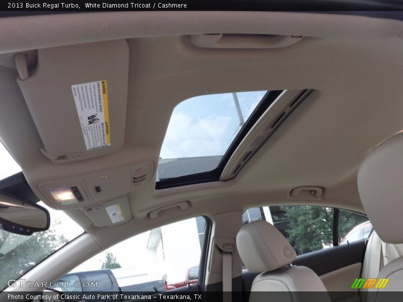 White Diamond Tricoat / Cashmere 2013 Buick Regal Turbo