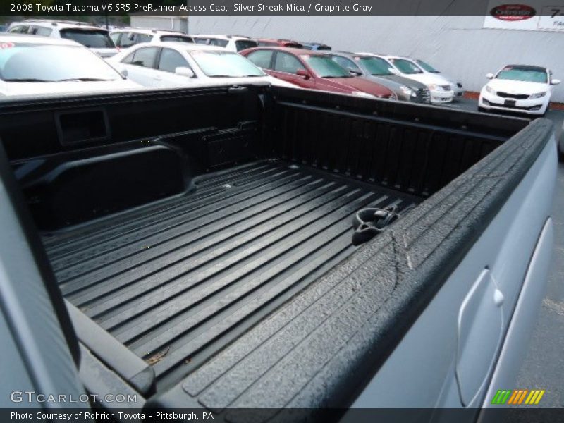 Silver Streak Mica / Graphite Gray 2008 Toyota Tacoma V6 SR5 PreRunner Access Cab
