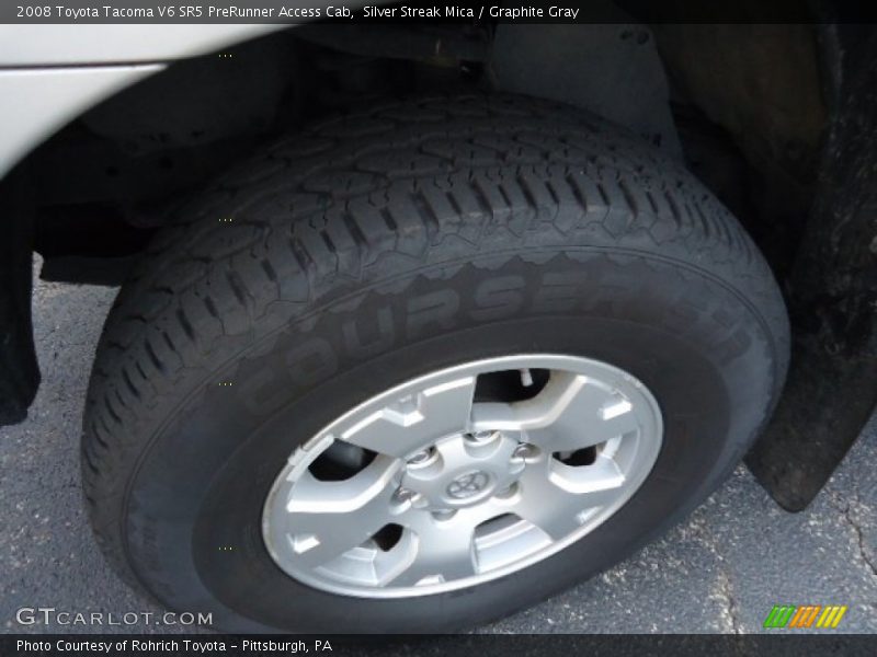 Silver Streak Mica / Graphite Gray 2008 Toyota Tacoma V6 SR5 PreRunner Access Cab