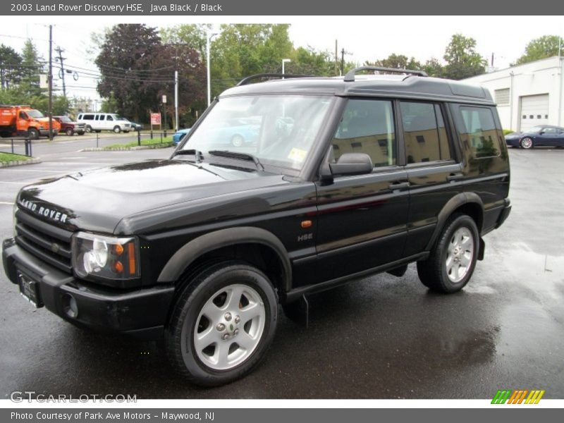 Java Black / Black 2003 Land Rover Discovery HSE