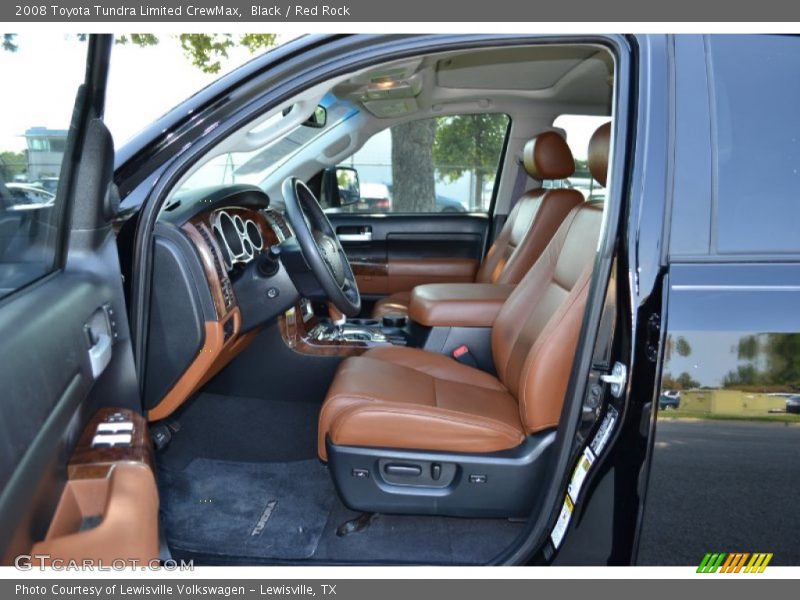 Black / Red Rock 2008 Toyota Tundra Limited CrewMax