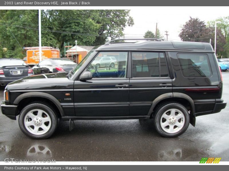 Java Black / Black 2003 Land Rover Discovery HSE