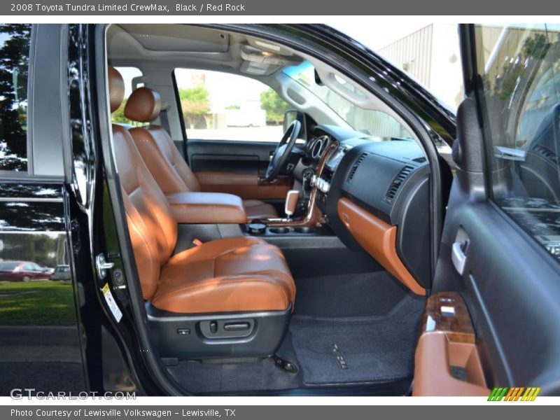 Black / Red Rock 2008 Toyota Tundra Limited CrewMax