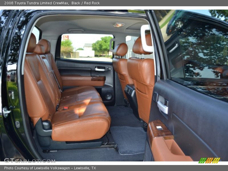 Black / Red Rock 2008 Toyota Tundra Limited CrewMax