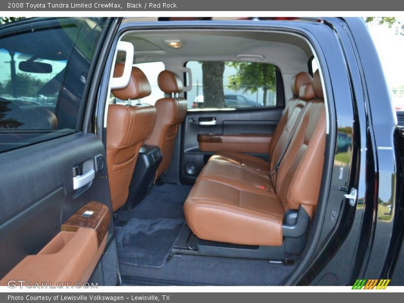 Black / Red Rock 2008 Toyota Tundra Limited CrewMax