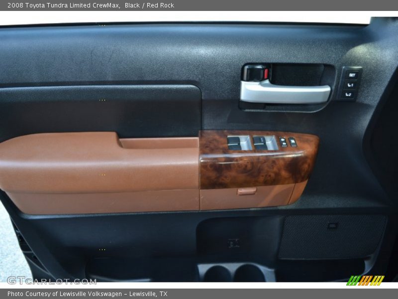 Black / Red Rock 2008 Toyota Tundra Limited CrewMax