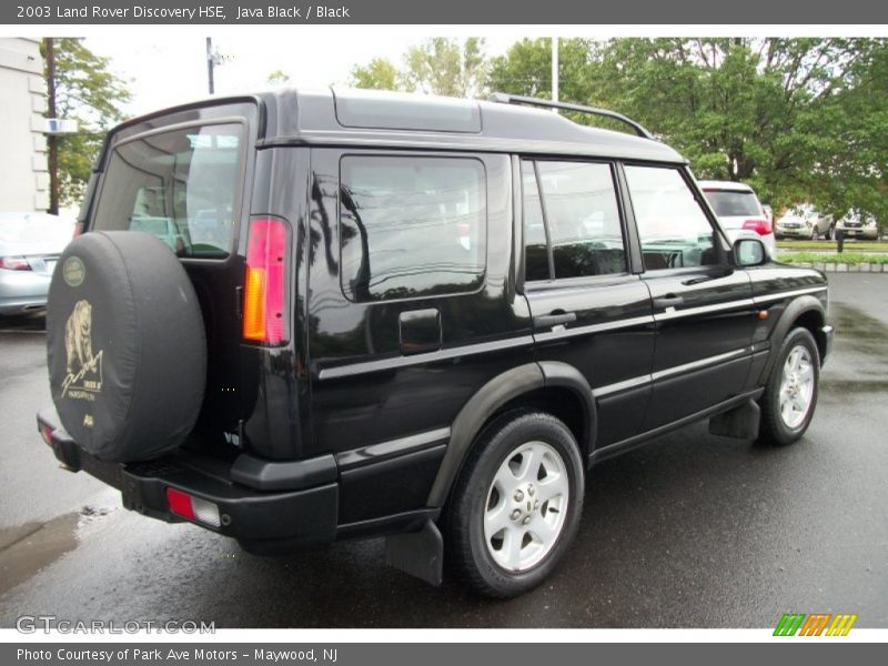 Java Black / Black 2003 Land Rover Discovery HSE